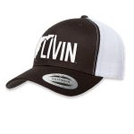 Black/White Curved Bill